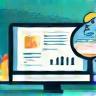 Illustration representing research, data, and reporting.